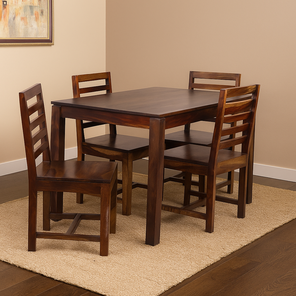 Stirling dining table Boston chair Dining set 4 seater