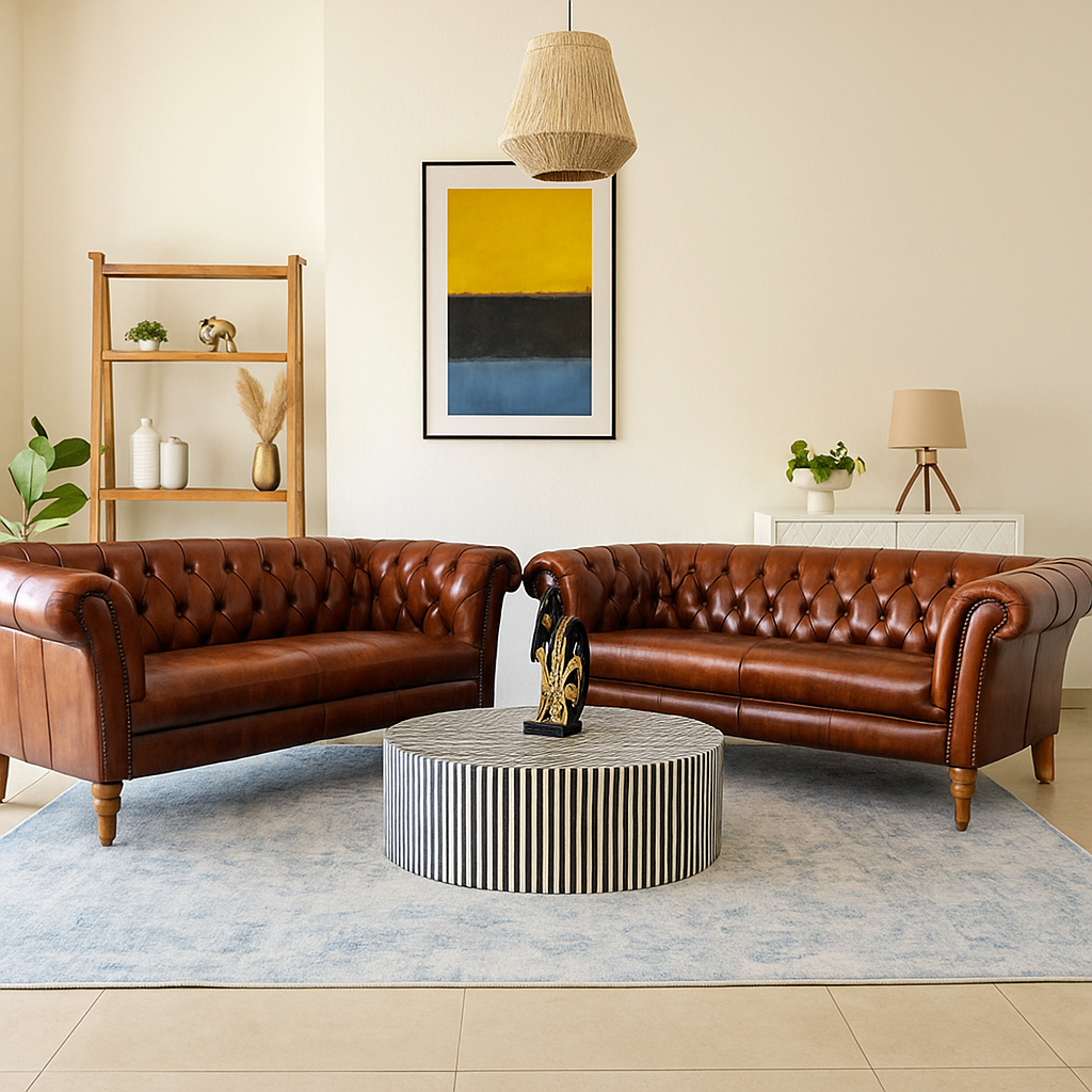 Alex Leather Sofa 3+2 Seater