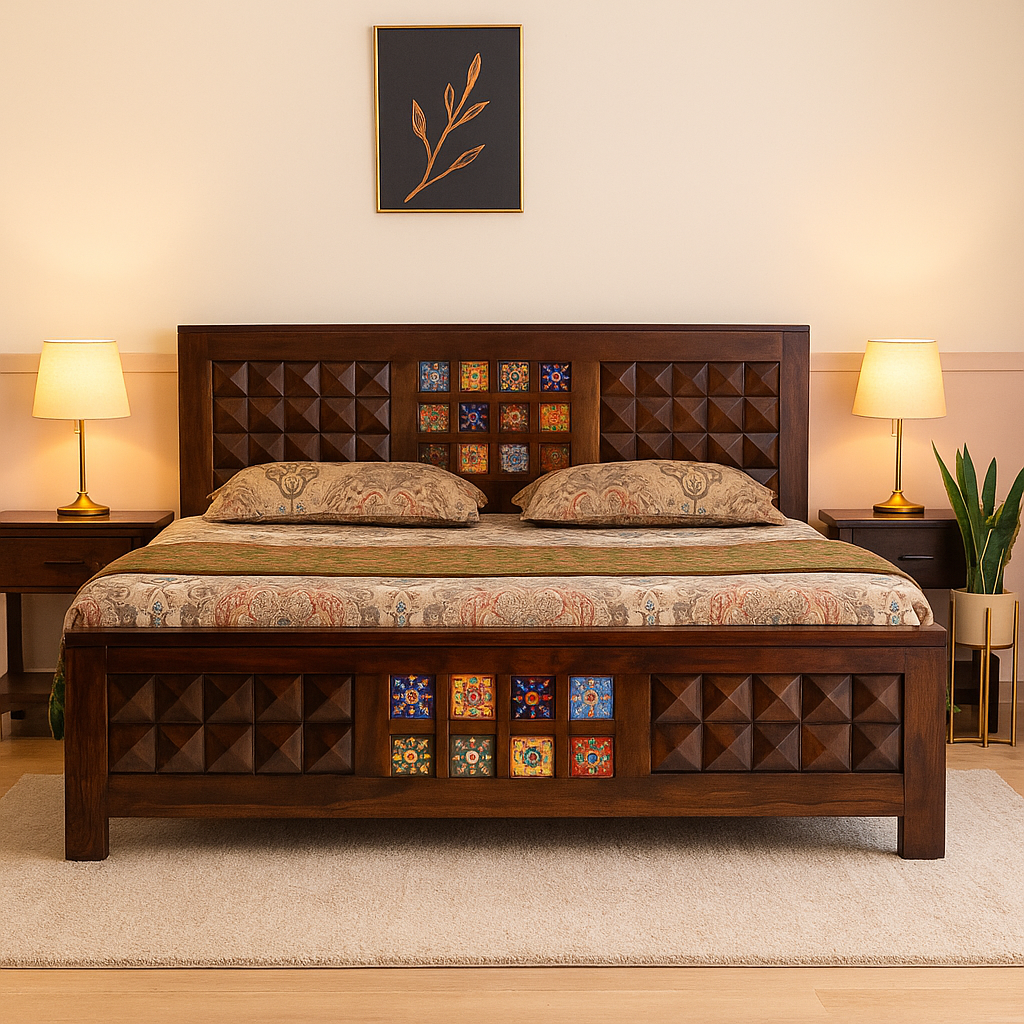 Tile Diamond 42" Bed King
