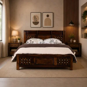 Bakra Headboard storage 42″ Bed King