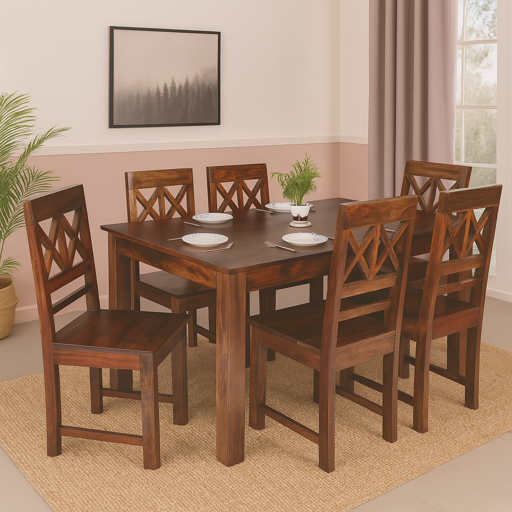 Stirling Table Riverside Chair Dining set 6 Seater