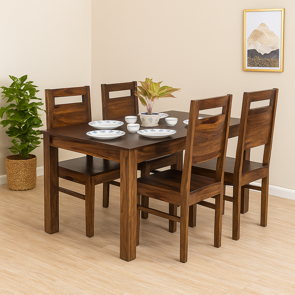 Stirling Table Amaze Chair Dining set 4 Seater
