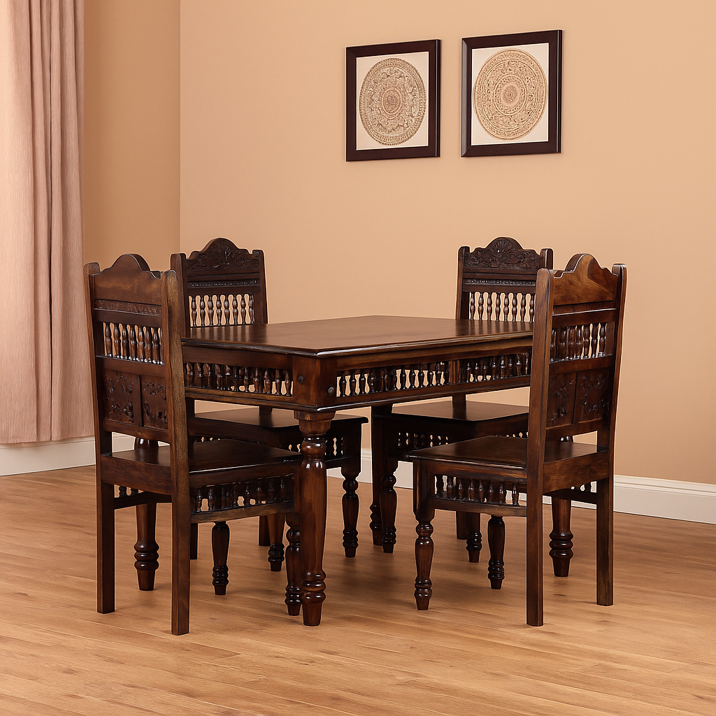 Peacock Gilli Dining set 4 seater