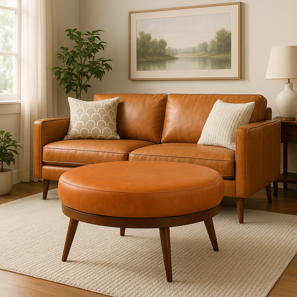 Walter Coffee Stool Brown