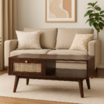 Pearl Rattan Coffee Table