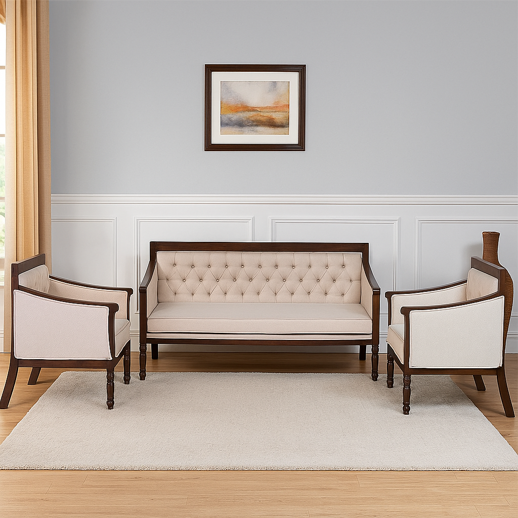 Royal Carving Sofa 3+1+1 Seater