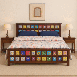Plain Tile 36" Bed King