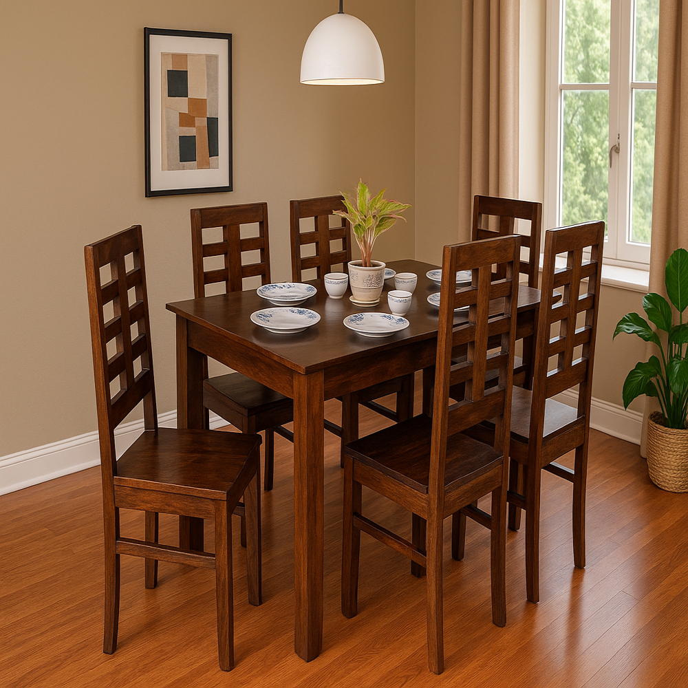 Stirling Table Urban Chair Dining set 6 Seater