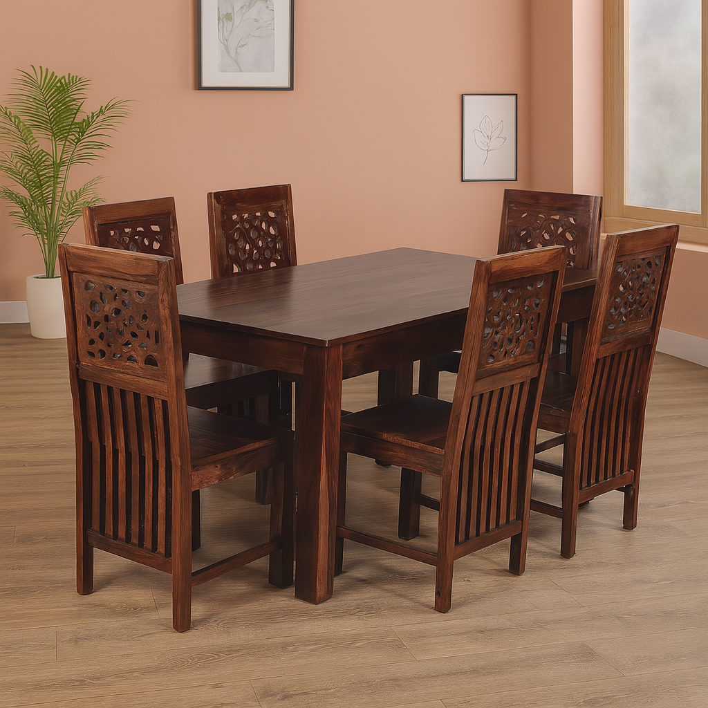 Kingfisher CNC Dining set 6 seater