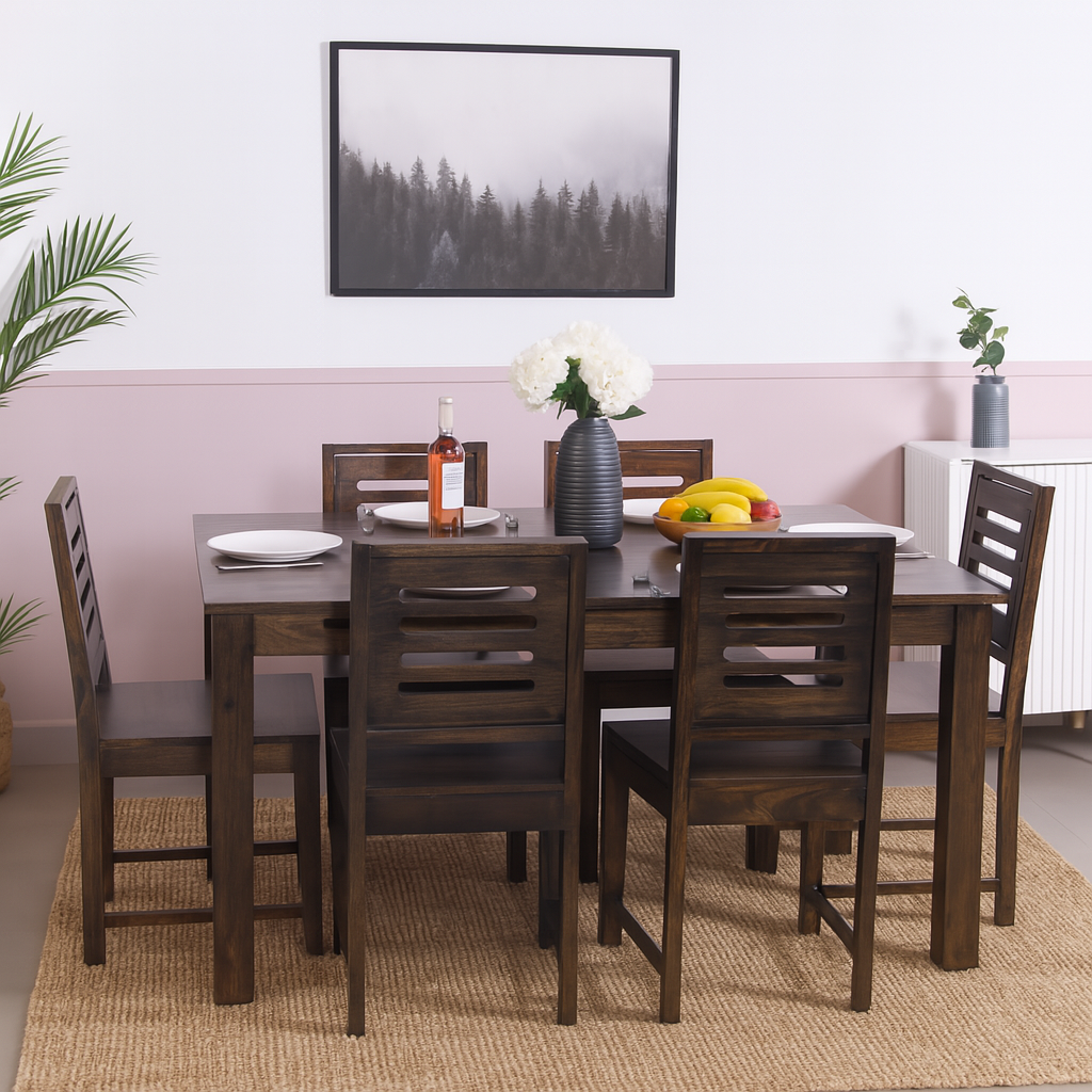 Stirling Table Jackson Chair Dining set 6 Seater
