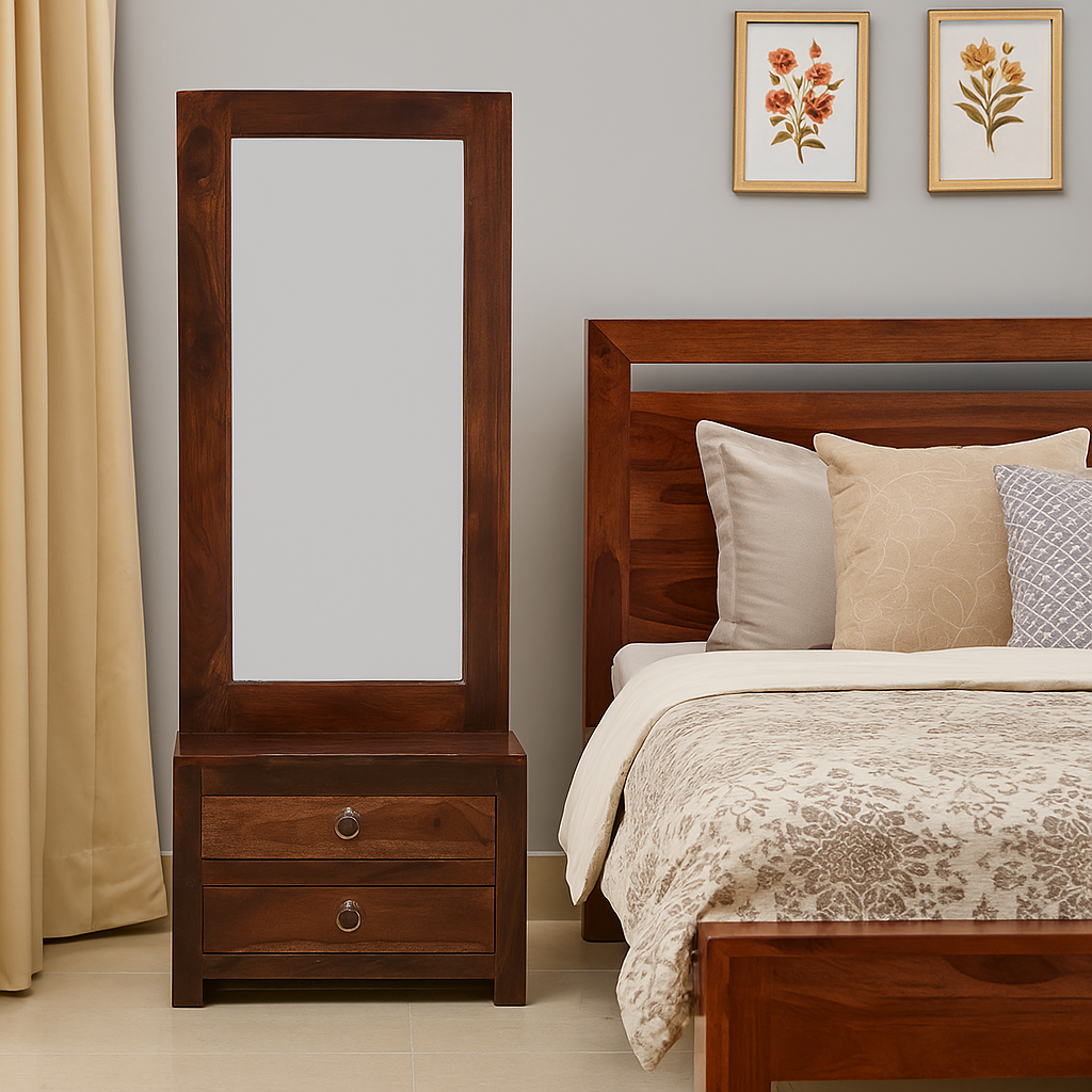 Plain Wooden Dressing Table