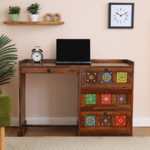 Tile 3 Drawer Office Table