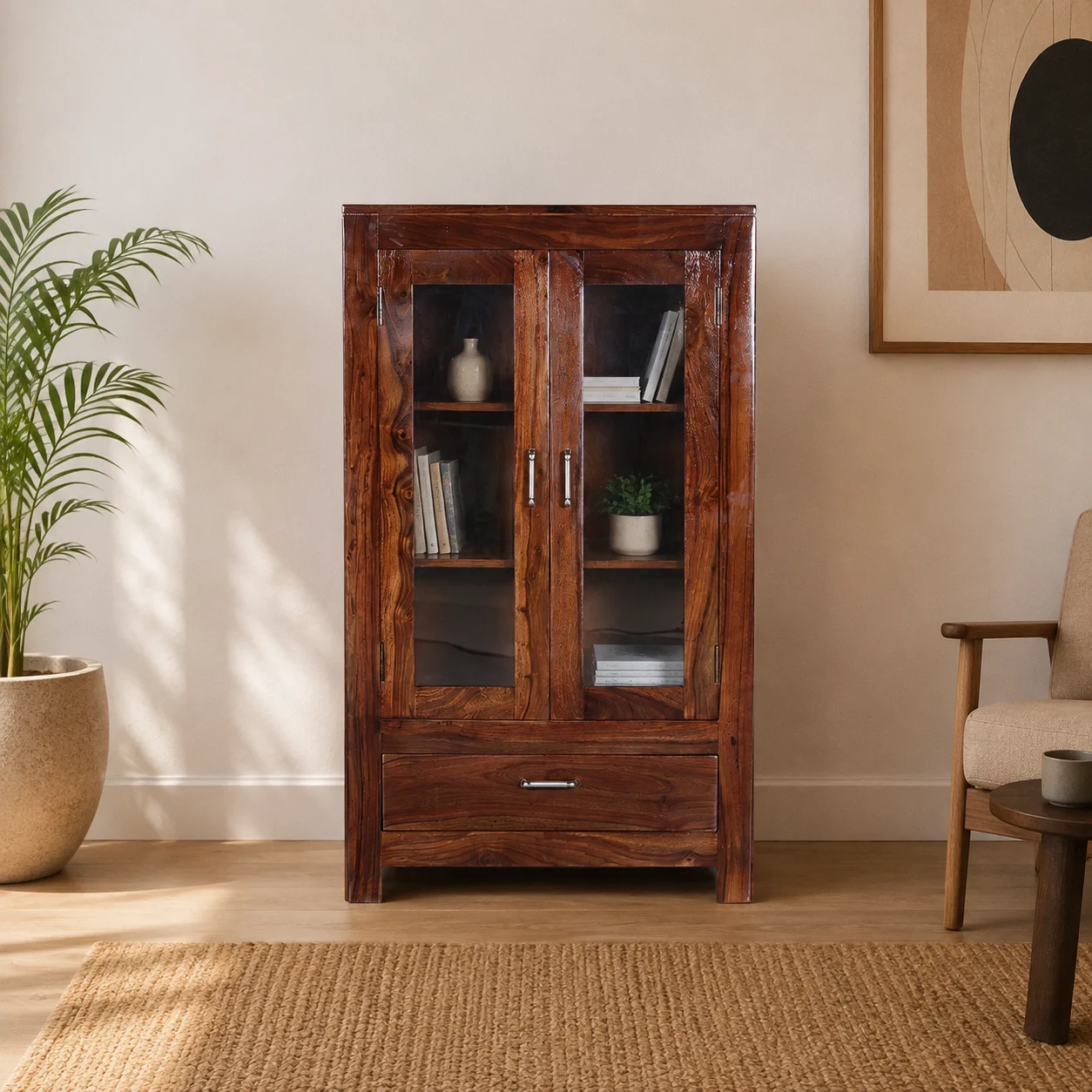 Plain Glass Cabinet