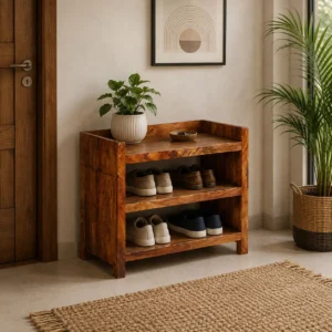 Tick Stripped Shoerack